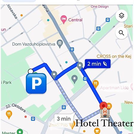 Hotel Theater Belgrade Garni Ngoại thất bức ảnh