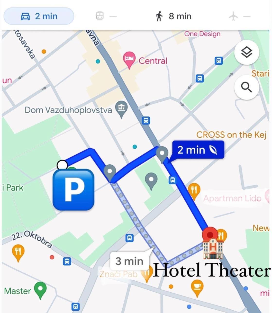 Hotel Theater Belgrade Garni Ngoại thất bức ảnh